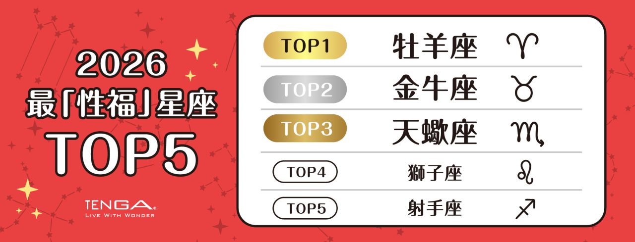 TENGA 2026 星座性愛運勢